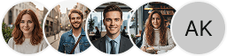 Investor profile avatars featured in the Test TW fin 8 trading review section